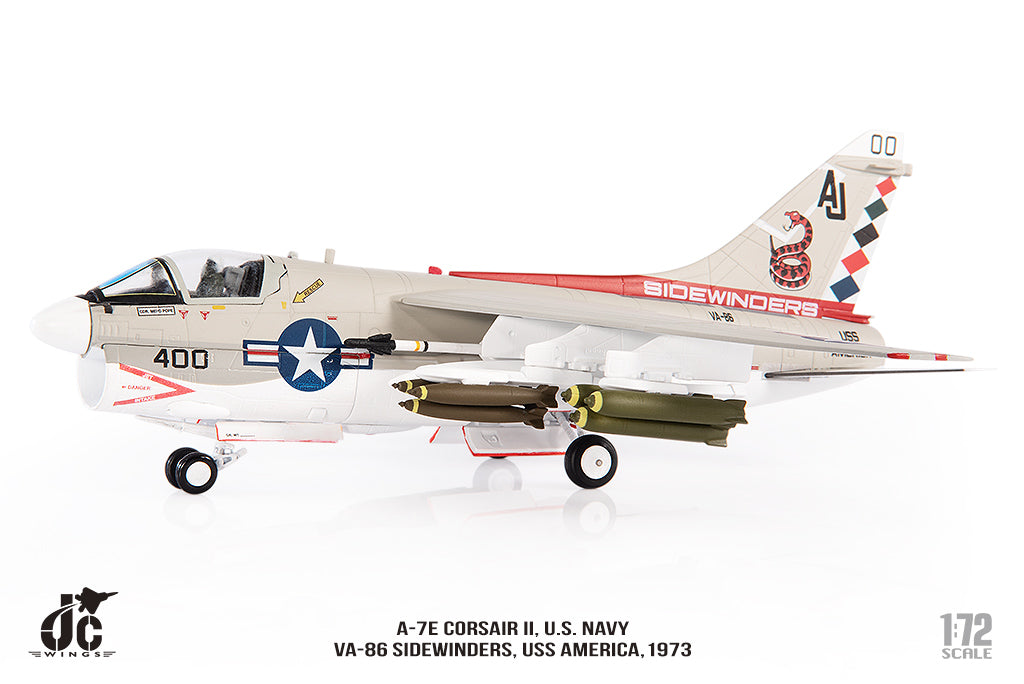 JC WINGS A-7E CORSAIR II U.S. NAVY VA-86 "SIDEWINDERS" USS AMERICA 1973