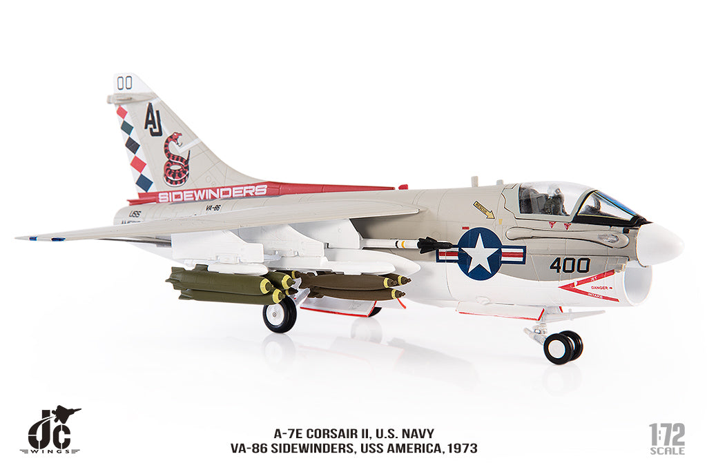 JC WINGS A-7E CORSAIR II U.S. NAVY VA-86 "SIDEWINDERS" USS AMERICA 1973