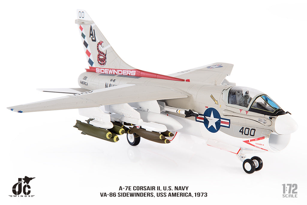 JC WINGS A-7E CORSAIR II U.S. NAVY VA-86 "SIDEWINDERS" USS AMERICA 1973
