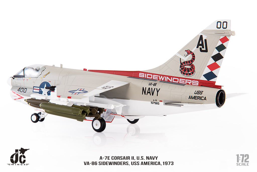 JC WINGS A-7E CORSAIR II U.S. NAVY VA-86 "SIDEWINDERS" USS AMERICA 1973