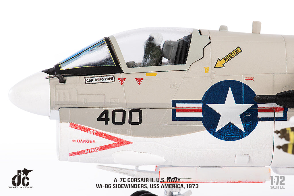 JC WINGS A-7E CORSAIR II U.S. NAVY VA-86 "SIDEWINDERS" USS AMERICA 1973