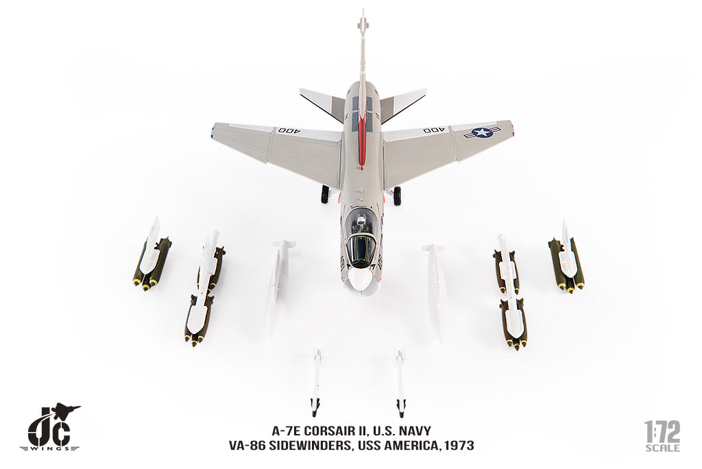 JC WINGS A-7E CORSAIR II U.S. NAVY VA-86 "SIDEWINDERS" USS AMERICA 1973