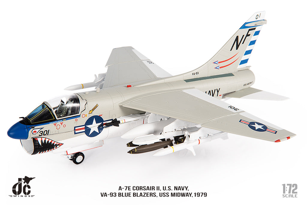 JC WINGS A-7E CORSAIR II U.S. NAVY VA-93 BLUE BLAZERS 1979