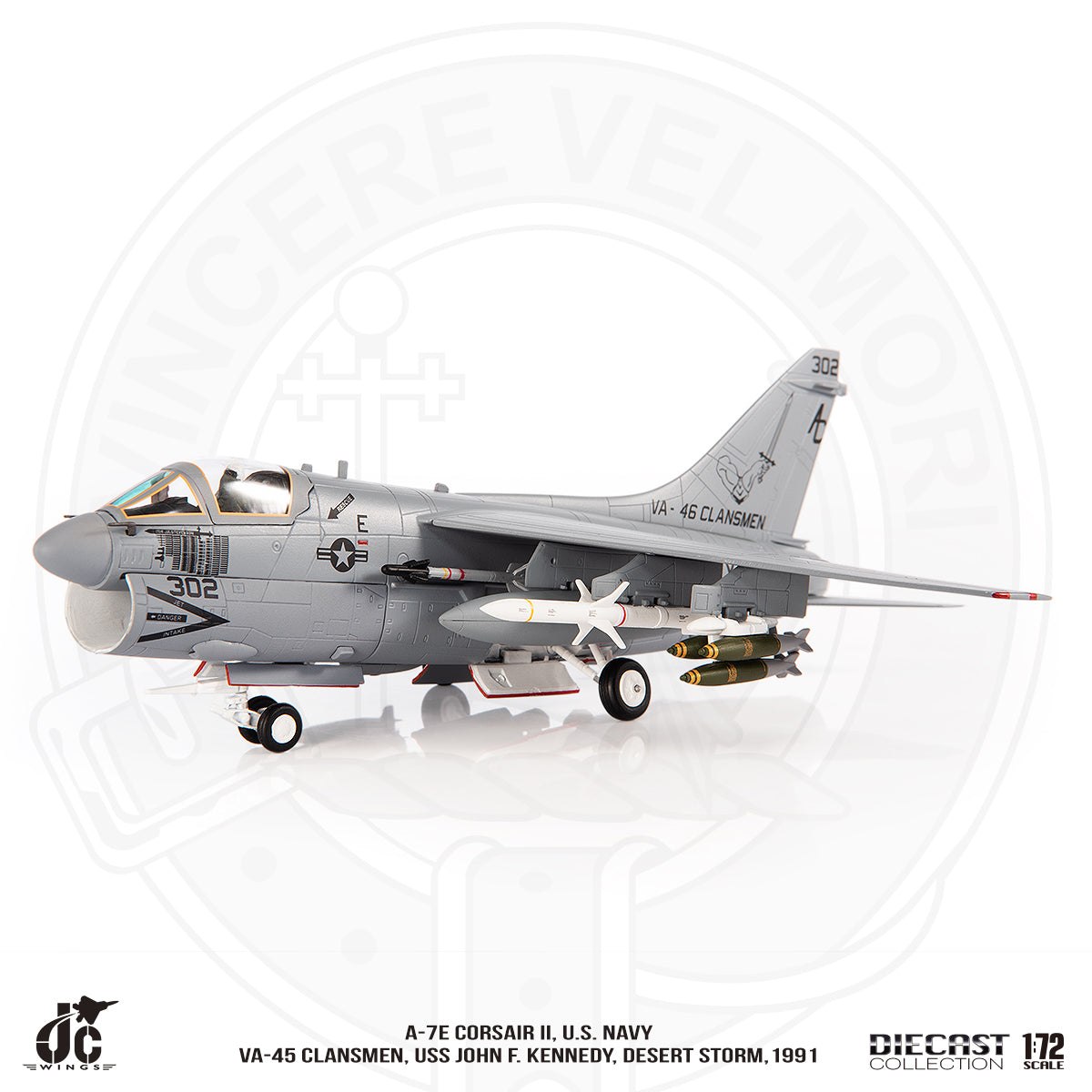 JC WINGS A-7E CORSAIR II U.S NAVY VA-45 CLANSMEN DESERT STORM 1991