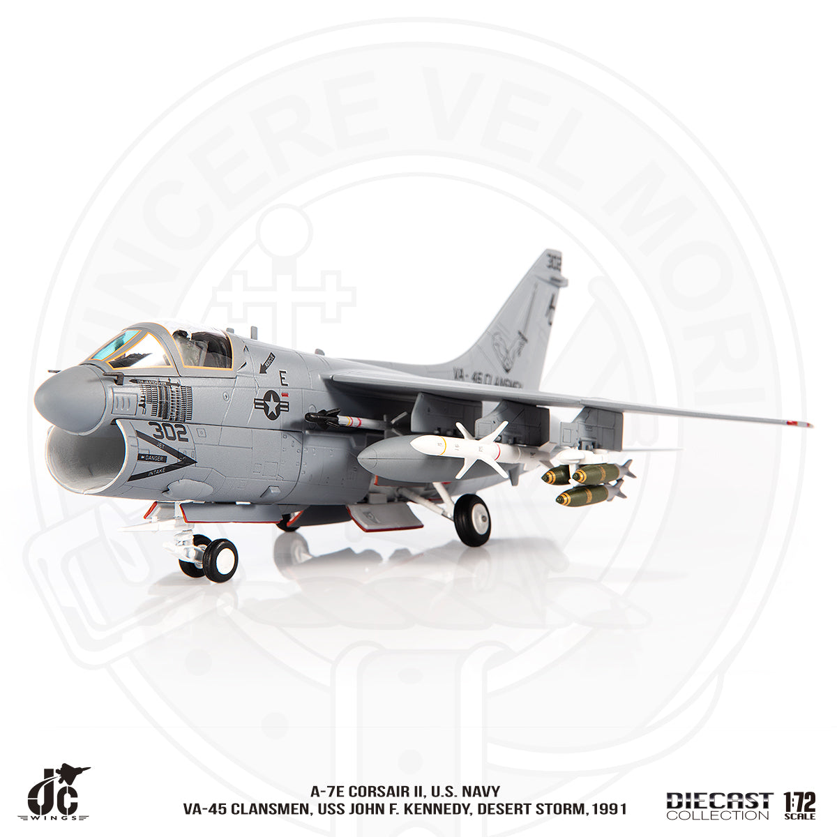 JC WINGS A-7E CORSAIR II U.S NAVY VA-45 CLANSMEN DESERT STORM 1991