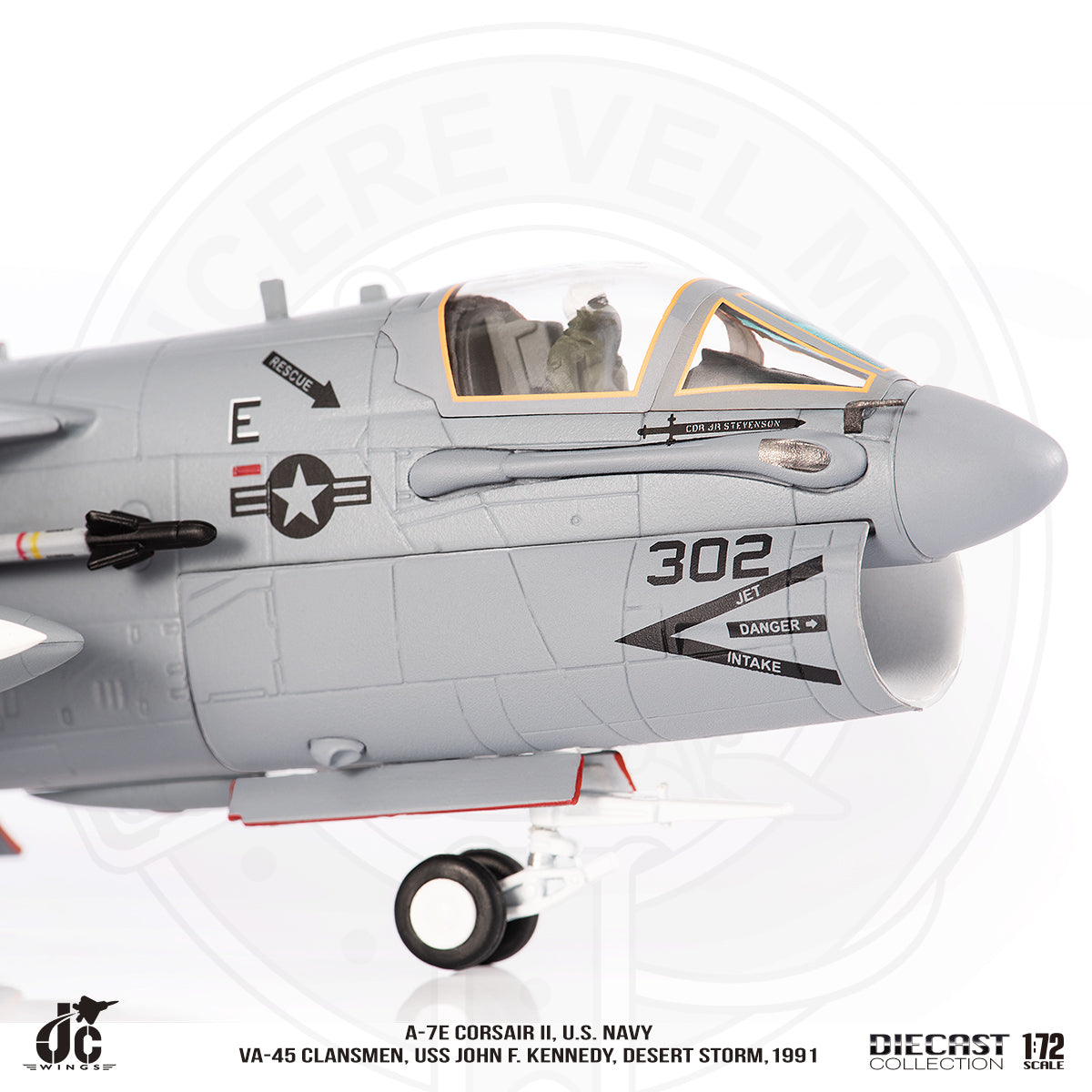 JC WINGS A-7E CORSAIR II U.S NAVY VA-45 CLANSMEN DESERT STORM 1991