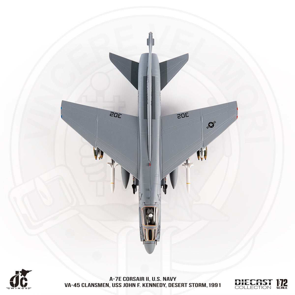 JC WINGS A-7E CORSAIR II U.S NAVY VA-45 CLANSMEN DESERT STORM 1991