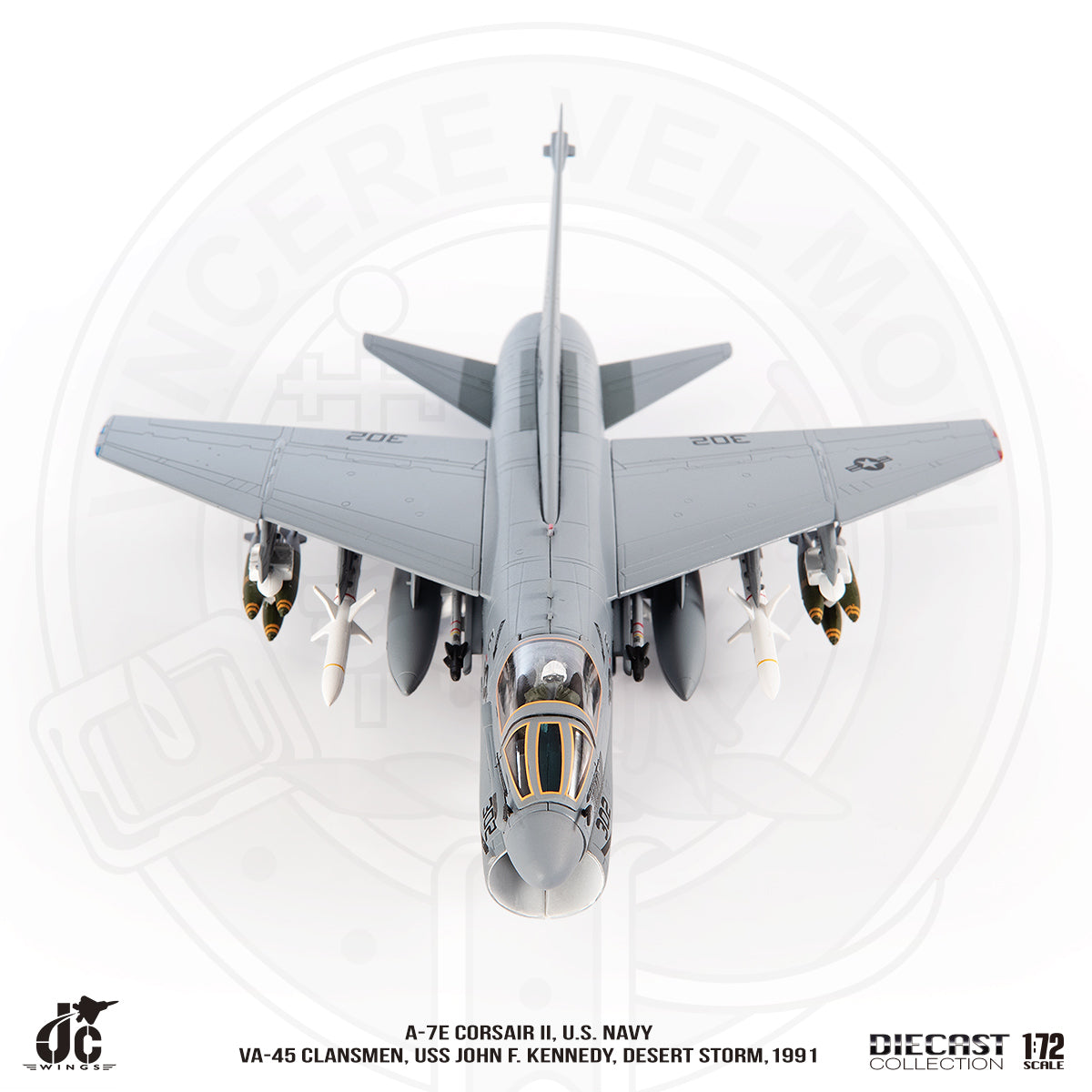 JC WINGS A-7E CORSAIR II U.S NAVY VA-45 CLANSMEN DESERT STORM 1991
