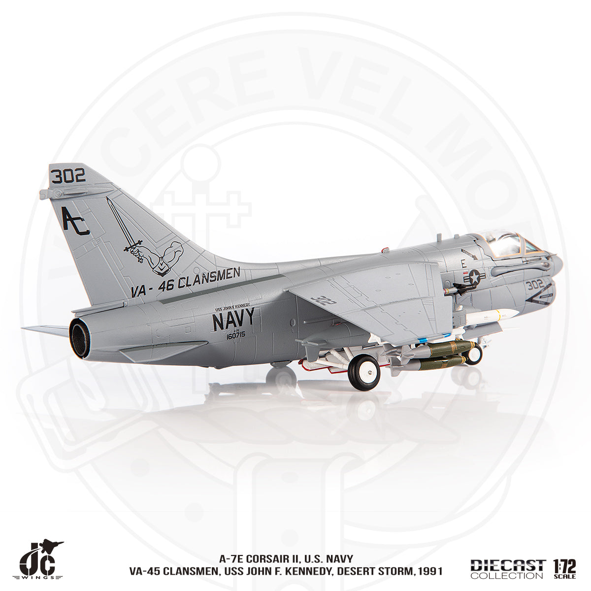 JC WINGS A-7E CORSAIR II U.S NAVY VA-45 CLANSMEN DESERT STORM 1991