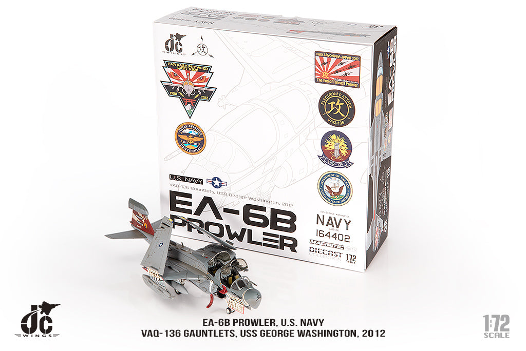 JC WINGS EA-6B PROWLER U.S. NAVY VAQ-136 GAUNTLETS USS GEORGE WASHINGTON 2012