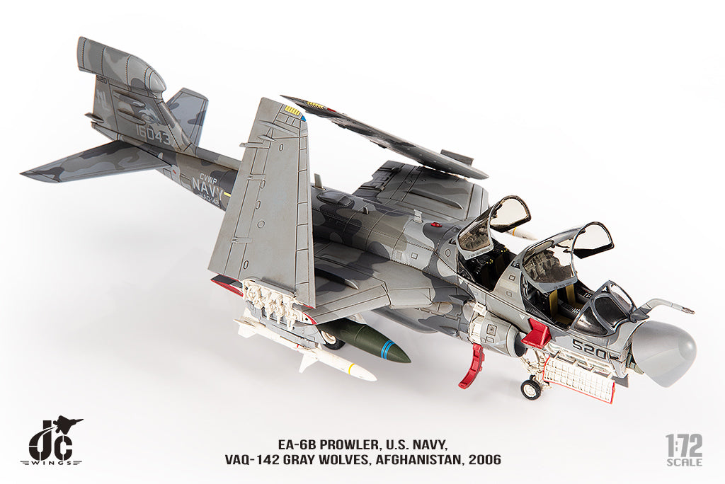 JC WINGS EA-6B PROWLER U.S. NAVY VAQ-142 GRAY WOLVES AFGHANISTAN 2006