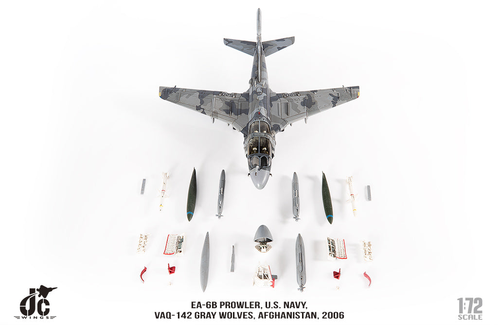 JC WINGS EA-6B PROWLER U.S. NAVY VAQ-142 GRAY WOLVES AFGHANISTAN 2006