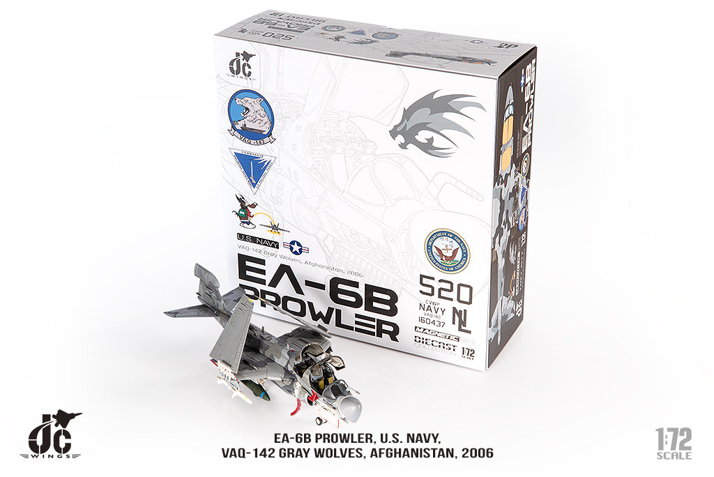 JC WINGS EA-6B PROWLER U.S. NAVY VAQ-142 GRAY WOLVES AFGHANISTAN 2006