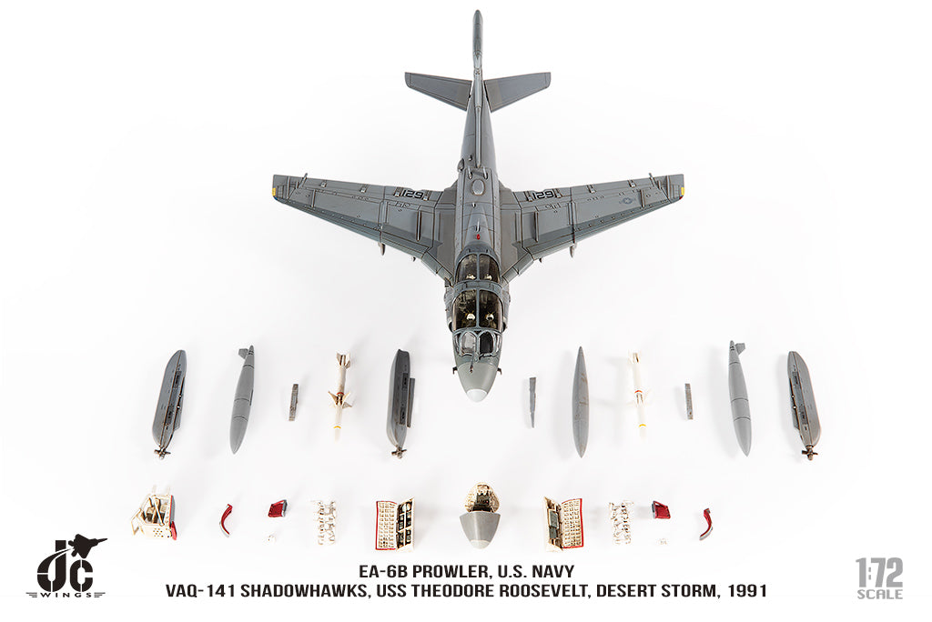 JC WINGS EA-6B PROWLER U.S. NAVY VAQ-141 SHADOWHAWKS DESERT STORM 1991