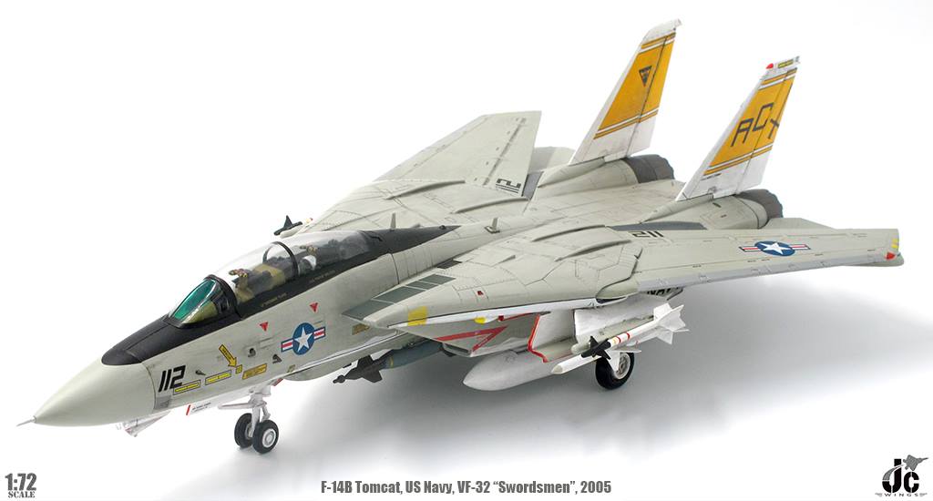 JC WINGS F-14B TOMCAT US NAVY VF-32 "SWORDSMEN" AC112 USS HARRY S.TRUMAN 2005