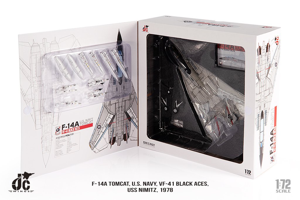 JC WINGS F-14A TOMCAT U.S. NAVY "BLACK ACES" REG: VF-41