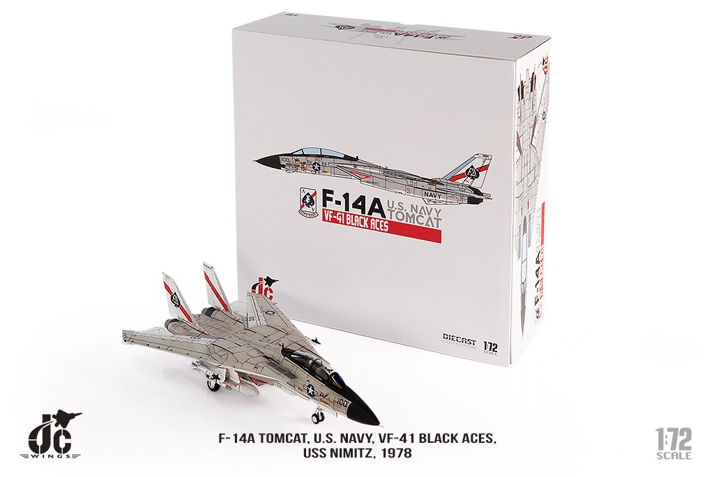 JC WINGS F-14A TOMCAT U.S. NAVY "BLACK ACES" REG: VF-41