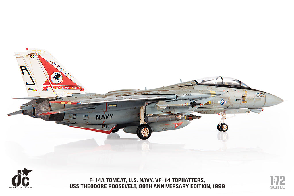 JC WINGS F-14A TOMCAT U.S. NAVY "80TH ANNIVERSARY" 1999