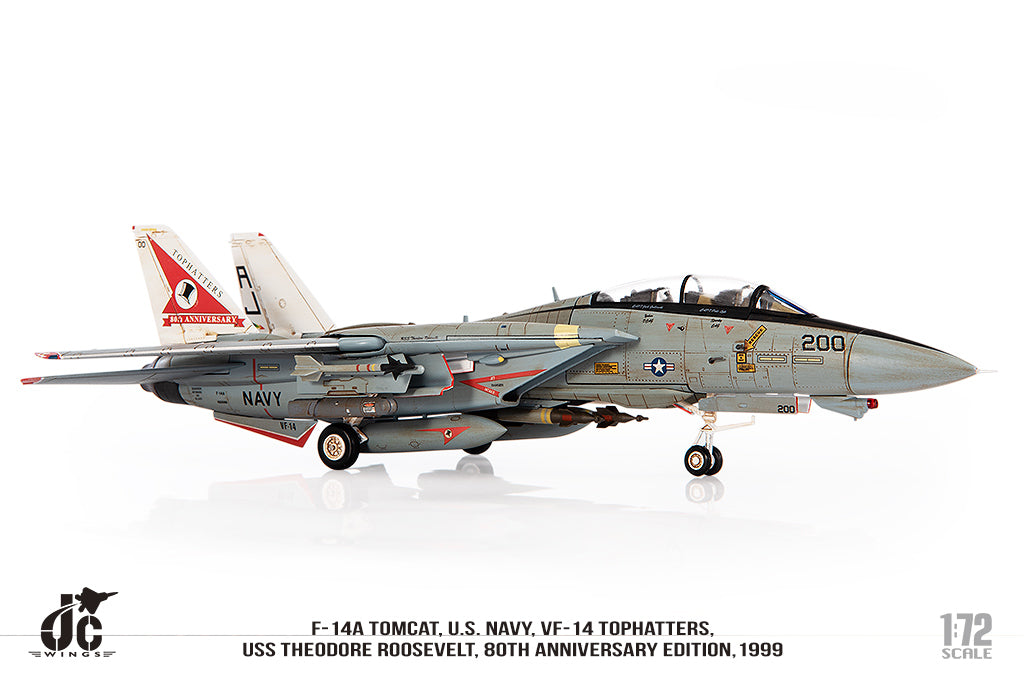 JC WINGS F-14A TOMCAT U.S. NAVY "80TH ANNIVERSARY" 1999