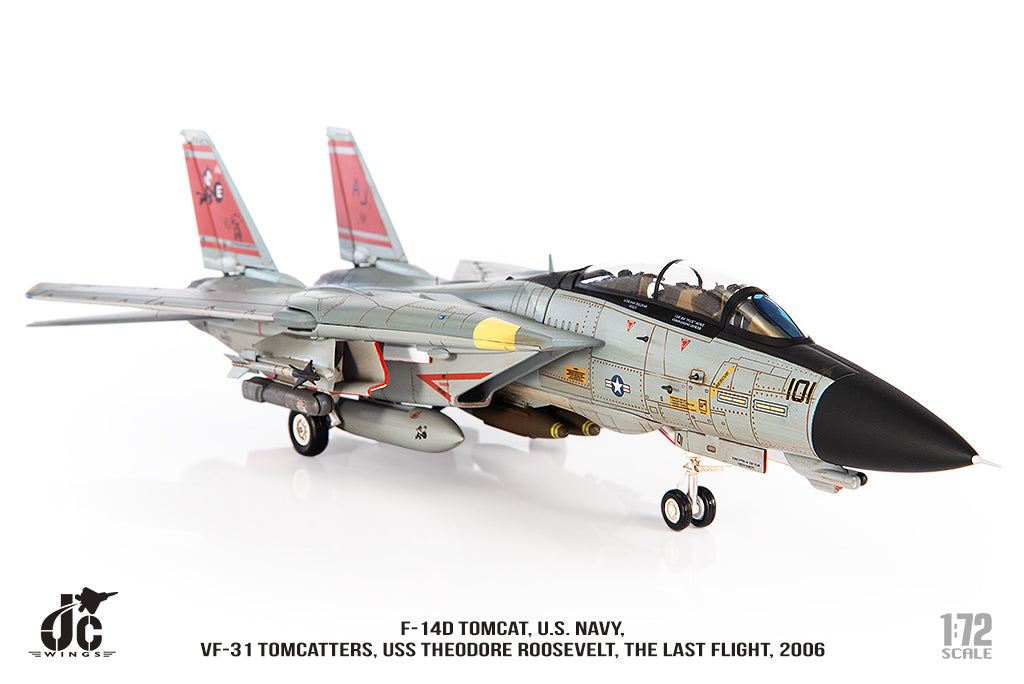 JC WINGS F-14D TOMCAT U.S. NAVY VF-31 TOMCATTERS "THE LAST FLIGHT" 2006
