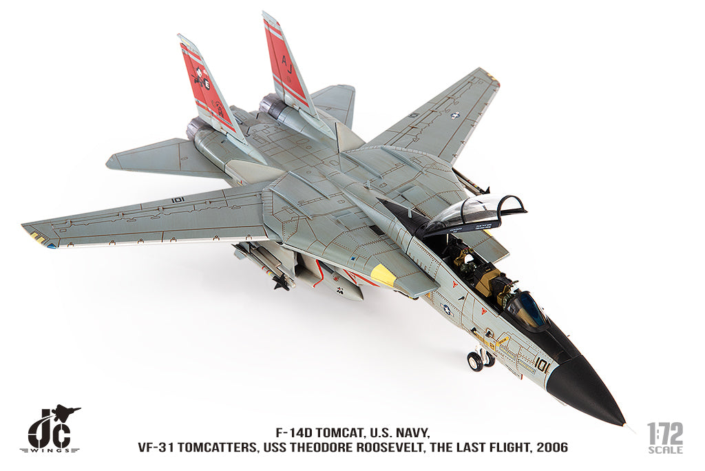 JC WINGS F-14D TOMCAT U.S. NAVY VF-31 TOMCATTERS "THE LAST FLIGHT" 2006
