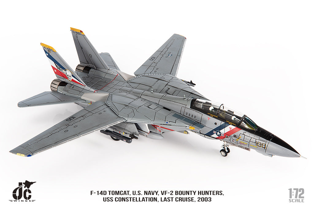 JC WINGS F-14D TOMCAT U.S. NAVY VF-2 BOUNTY HUNTERS "LAST CRUISE" 2003