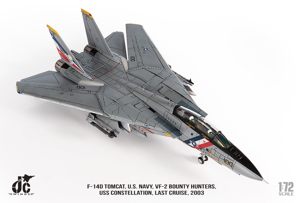 JC WINGS F-14D TOMCAT U.S. NAVY VF-2 BOUNTY HUNTERS "LAST CRUISE" 2003