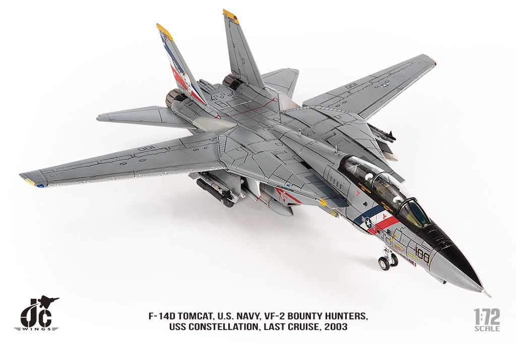 JC WINGS F-14D TOMCAT U.S. NAVY VF-2 BOUNTY HUNTERS "LAST CRUISE" 2003