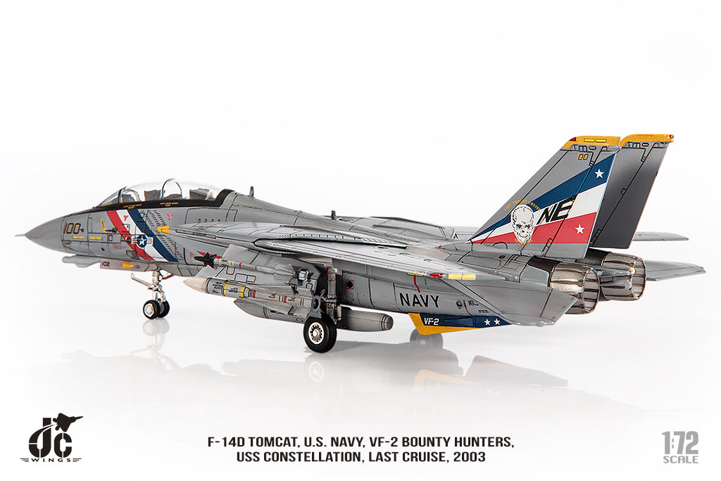 JC WINGS F-14D TOMCAT U.S. NAVY VF-2 BOUNTY HUNTERS "LAST CRUISE" 2003