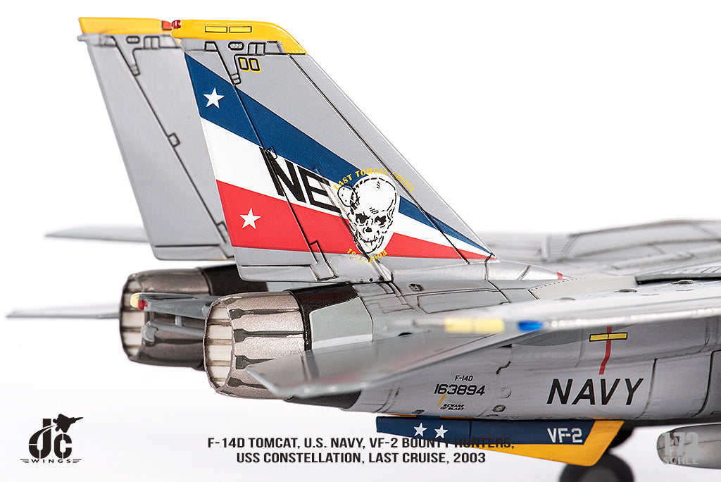 JC WINGS F-14D TOMCAT U.S. NAVY VF-2 BOUNTY HUNTERS "LAST CRUISE" 2003