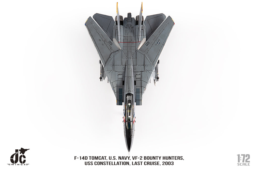 JC WINGS F-14D TOMCAT U.S. NAVY VF-2 BOUNTY HUNTERS "LAST CRUISE" 2003