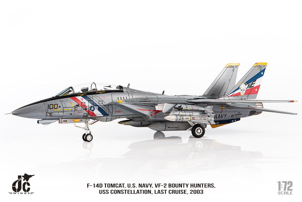 JC WINGS F-14D TOMCAT U.S. NAVY VF-2 BOUNTY HUNTERS "LAST CRUISE" 2003