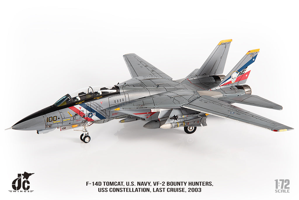 JC WINGS F-14D TOMCAT U.S. NAVY VF-2 BOUNTY HUNTERS "LAST CRUISE" 2003