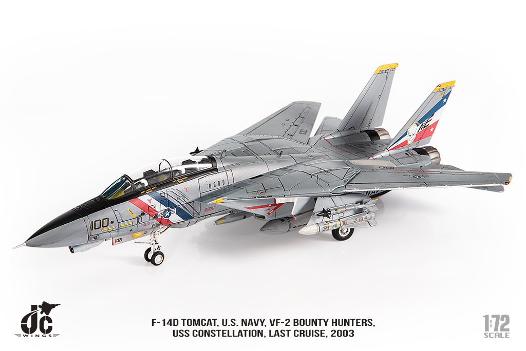 JC WINGS F-14D TOMCAT U.S. NAVY VF-2 BOUNTY HUNTERS "LAST CRUISE" 2003