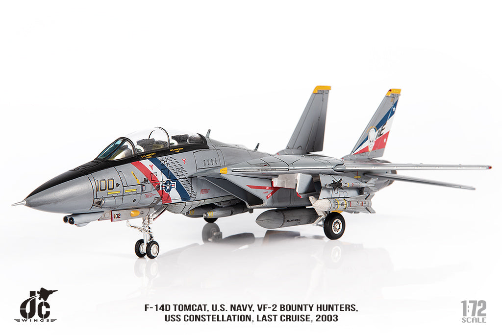 JC WINGS F-14D TOMCAT U.S. NAVY VF-2 BOUNTY HUNTERS "LAST CRUISE" 2003