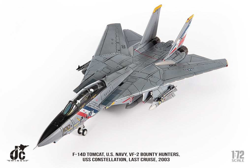 JC WINGS F-14D TOMCAT U.S. NAVY VF-2 BOUNTY HUNTERS "LAST CRUISE" 2003
