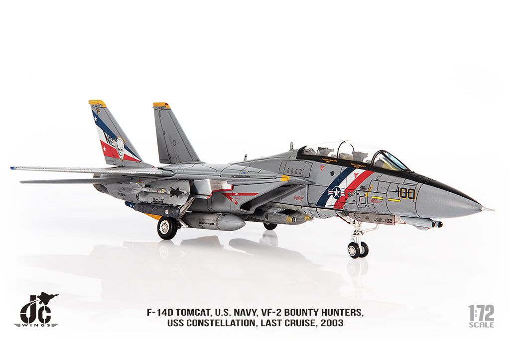 JC WINGS F-14D TOMCAT U.S. NAVY VF-2 BOUNTY HUNTERS "LAST CRUISE" 2003
