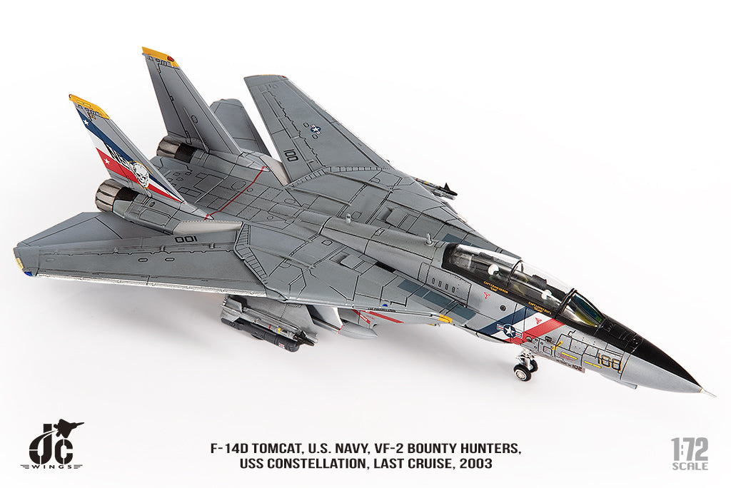 JC WINGS F-14D TOMCAT U.S. NAVY VF-2 BOUNTY HUNTERS "LAST CRUISE" 2003