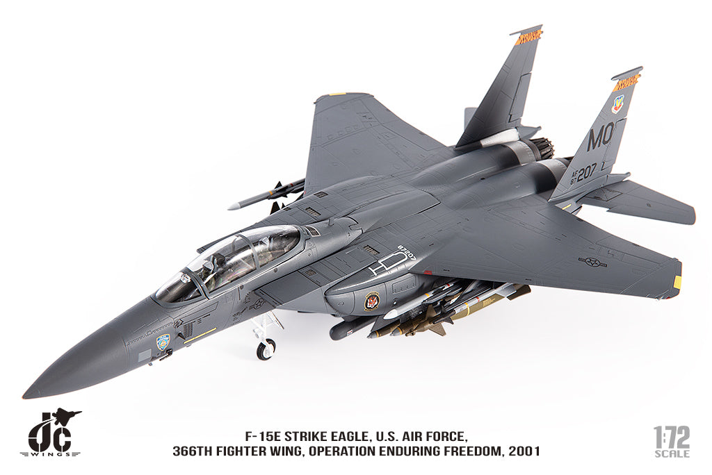 JC WINGS MILITARY F-15E STRIKE EAGLE U.S. AIR FORCE 366TH FIGHTER WING OPERATION ENDURING FREEDOM 2001