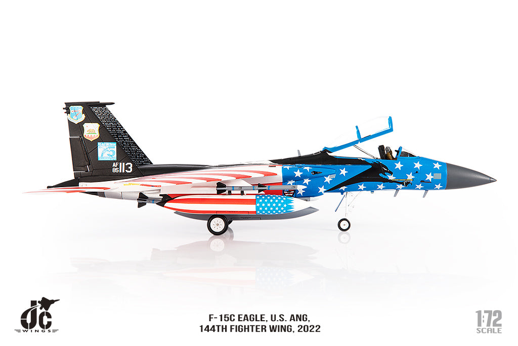 JC WINGS MILITARY F-15C EAGLE U.S. ANG 144TH FIGHTER WING 2022
