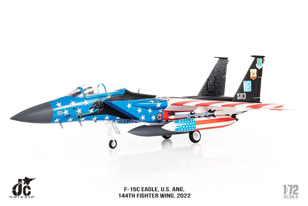 JC WINGS MILITARY F-15C EAGLE U.S. ANG 144TH FIGHTER WING 2022