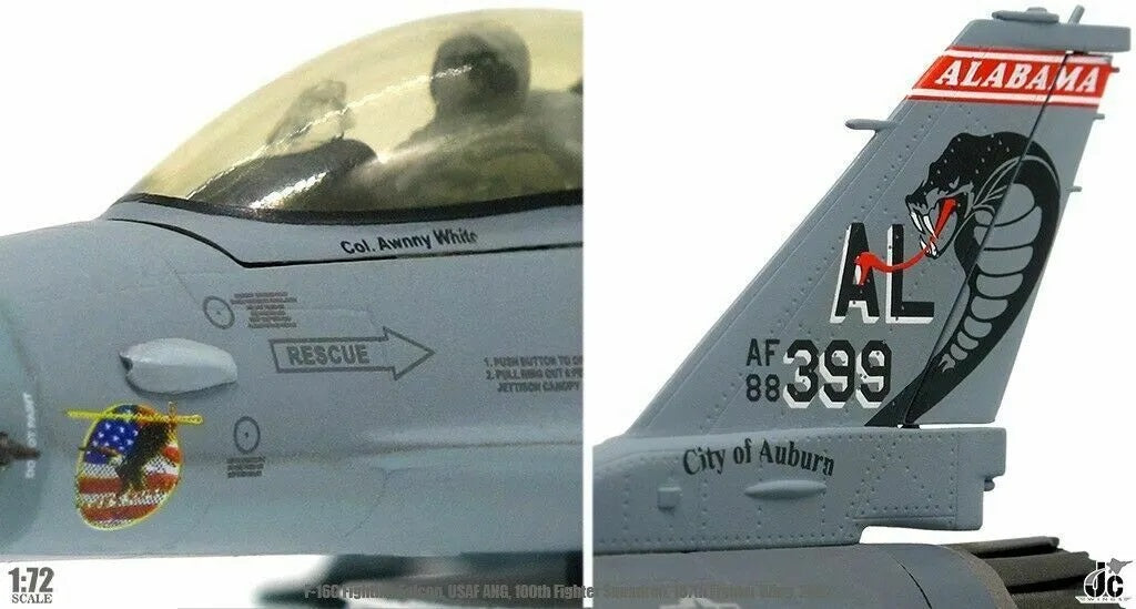 JC WINGS F-16C FIGHTING FALCON USAF 160TH FIGHTER SQN 187TH FIGHTER SQN