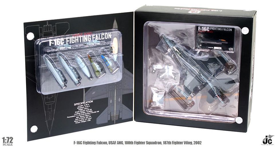 JC WINGS F-16C FIGHTING FALCON USAF 160TH FIGHTER SQN 187TH FIGHTER SQN