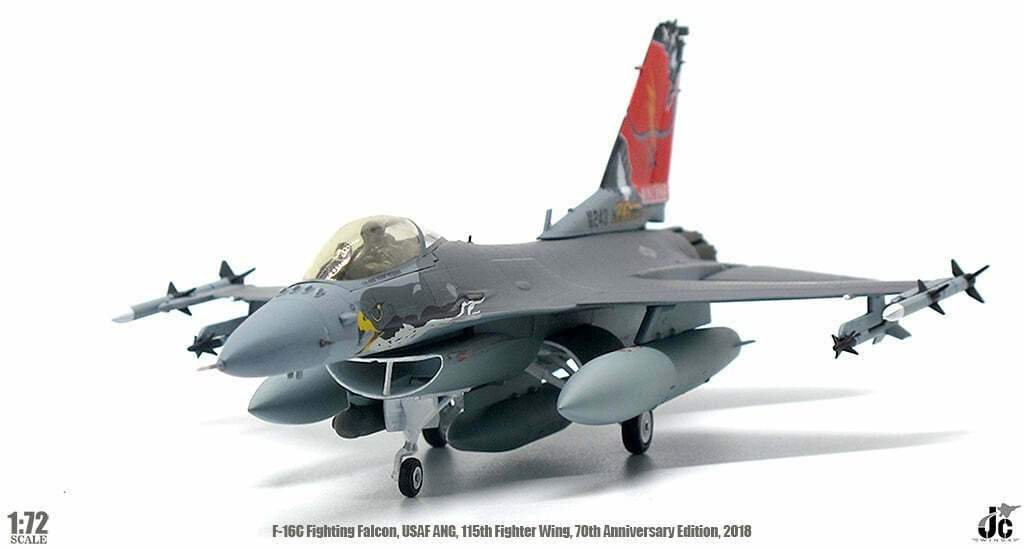 JC WINGS F-16C FIGHTING FALCON USAF ANG 115TH FIGHTER WING 70TH ANNIVERSARY.