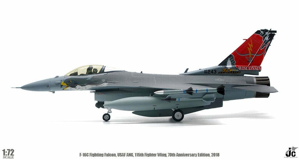 JC WINGS F-16C FIGHTING FALCON USAF ANG 115TH FIGHTER WING 70TH ANNIVERSARY.