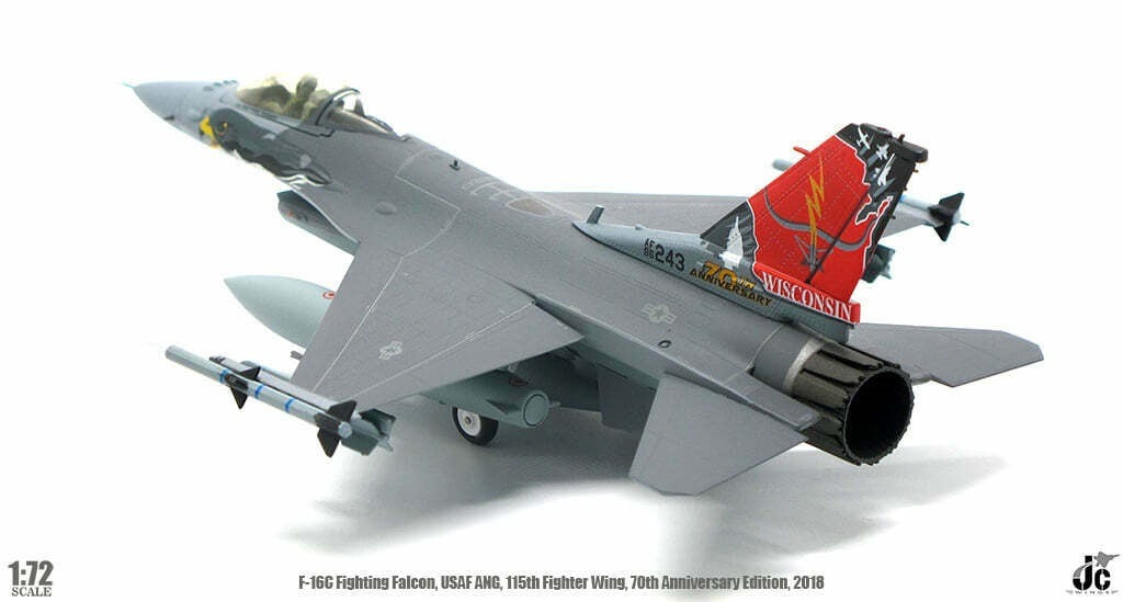 JC WINGS F-16C FIGHTING FALCON USAF ANG 115TH FIGHTER WING 70TH ANNIVERSARY.