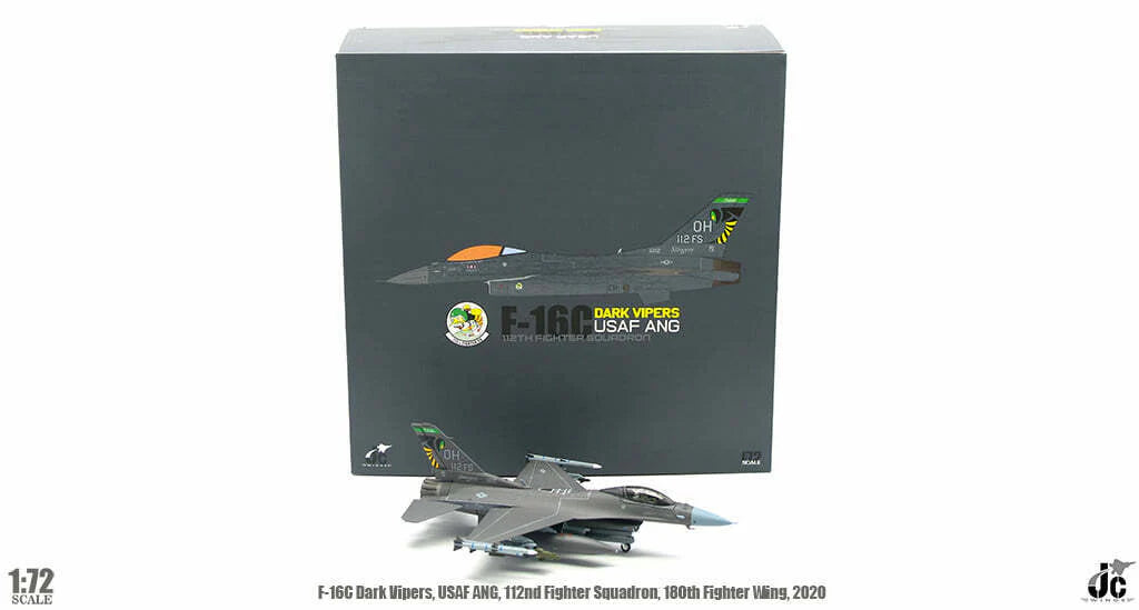JC WINGS F-16C DARK VIPERS USAF ANG 112ND FIGHTER SQUADRON, 2020