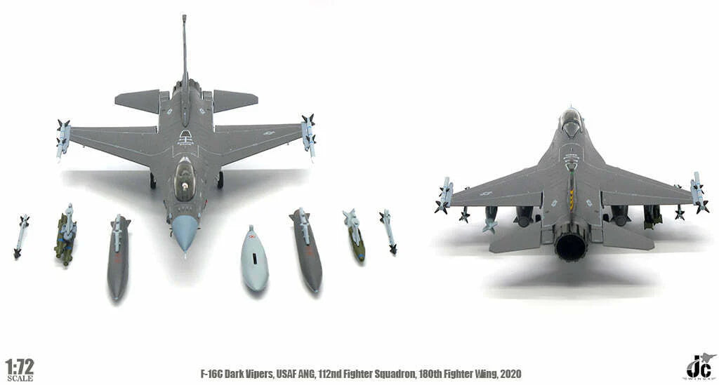 JC WINGS F-16C DARK VIPERS USAF ANG 112ND FIGHTER SQUADRON, 2020