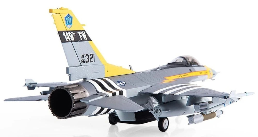 JC WINGS F-16C FIGHTING FALCON USAF TEXAS ANG 182ND FS 149TH FW "70 YEARS ANNIVERSARY EDITION" 2017