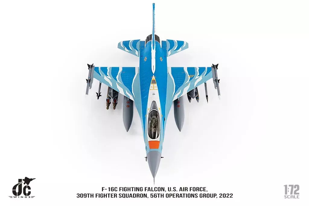 JC WINGS MILITARY F-16C FIGHTING FALCON U.S. AIR FORCE 309TH FIGHTER SQUADRON 56TH OPERATIONS GROUP 2022